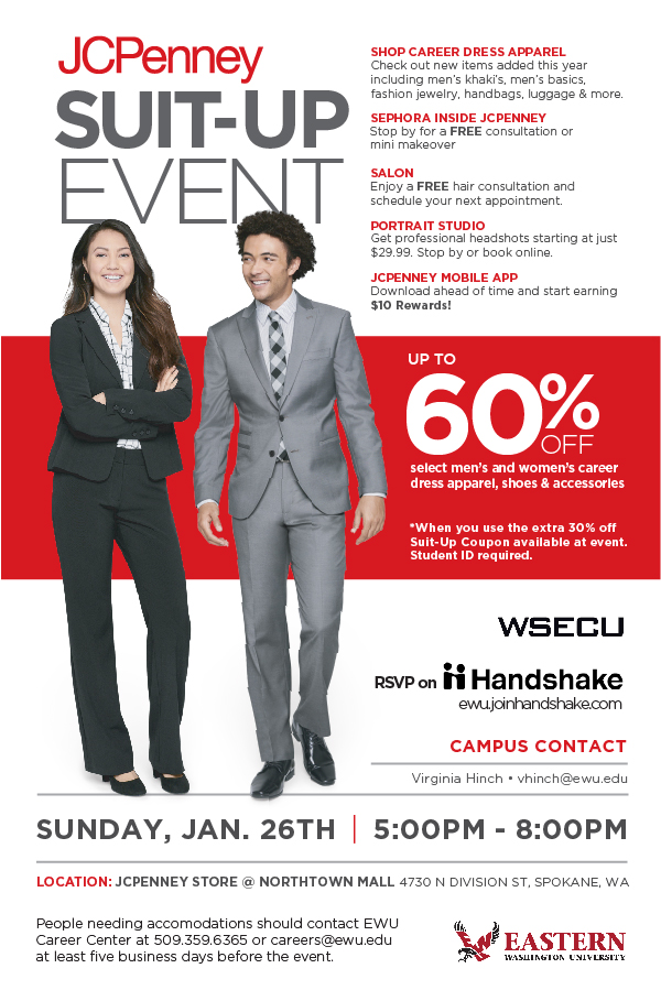 JC Penney Suit Up Event Graphic