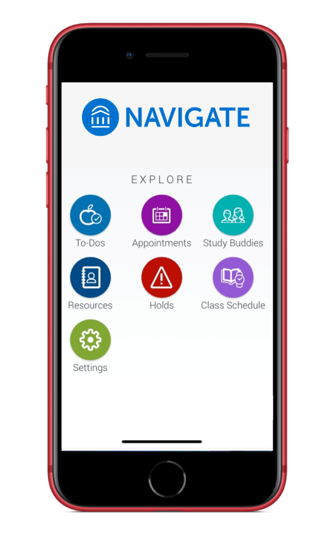 Navigate Mobile home page