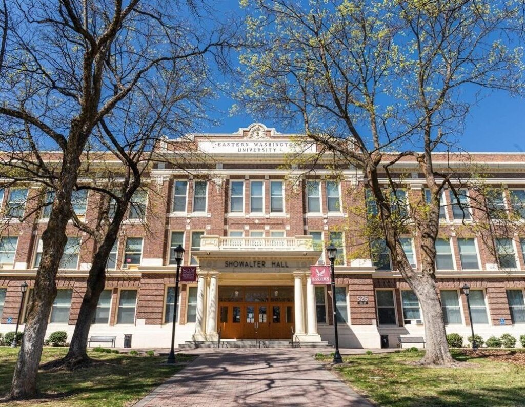 Entrance to Showalter Hall